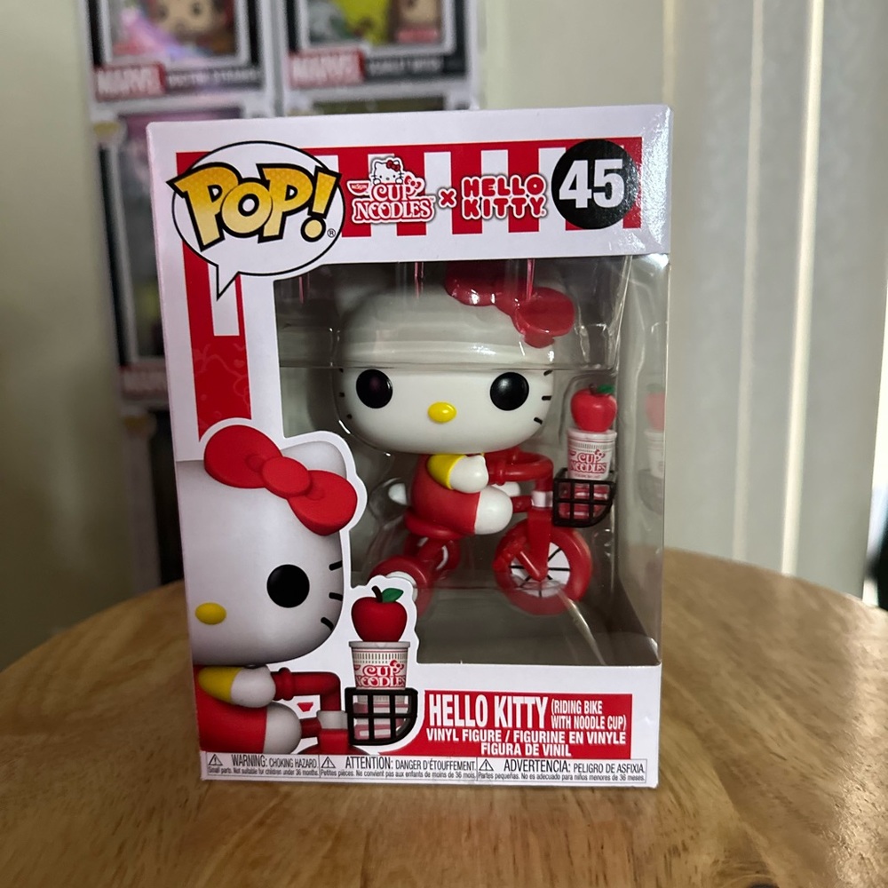 Hello kitty on bike